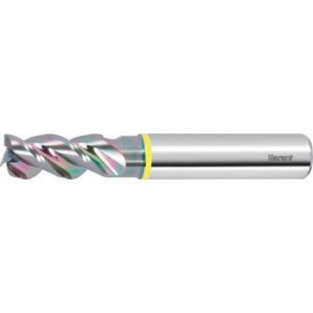 GARANT Solid Carbide Square End Mill, 4 mm Dia, DLC Coated 202272 4